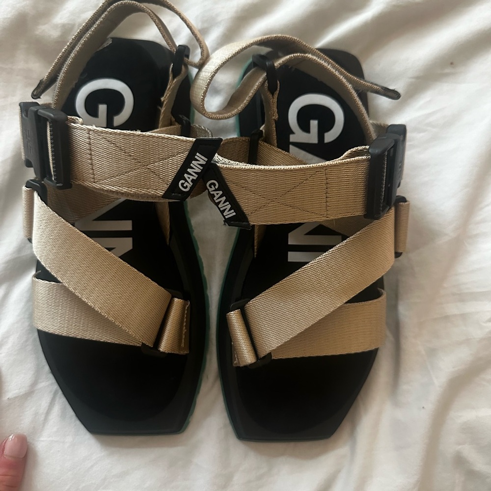 Ganni strappy sandals